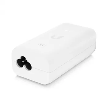 Injecteur PoE Ubiquiti U-POE-AF, 802.3af, 48 V, 15 W, Gigabit Ethernet, blanc
