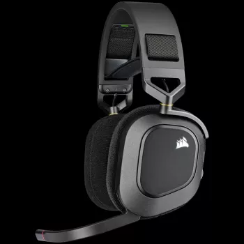 Casque gaming CORSAIR HS80 - Sans fil - Carbon
