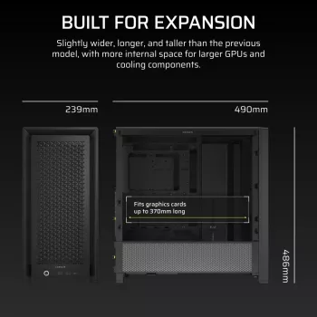 Boîtier Midi-Tower CORSAIR FRAME 4000D Noir