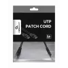 Câble patch GEMBIRD - Cat 5e - UTP - 25 cm - noir