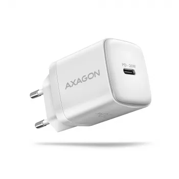 Chargeur mural Axagon ACU-PD20W 1x QC3.0/AFC/FCP/PD Type-C 20 W blanc
