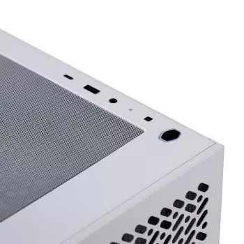 Boîtier PC Cooler Master Elite 302 blanc mATX avec 3 ventilateurs ARGB 120 mm