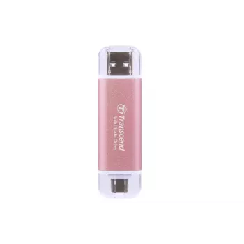 TRANSCEND Esd310p - SSD portable 512 Go - USB Type-A / USB Type-C - rose