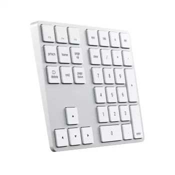 Satechi ST-XLABKS Extended wireless Bluetooth numeric keypad, silver