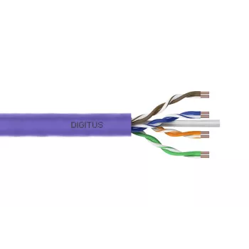 Câble d'installation DIGITUS - CAT6 - U/UTP - B2ca - 100 m - Violet