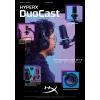 HyperX DuoCast - microphone USB (noir) - éclairage RGB