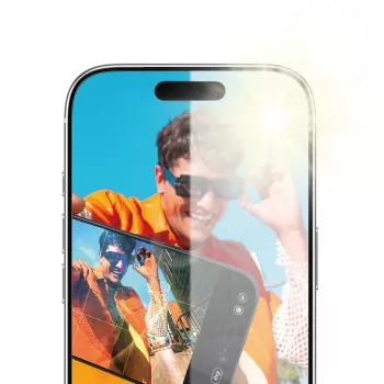Protection d'écran PanzerGlass Anti-Reflective Armor iPhone 17 Pro résistante aux rayures et aux chocs