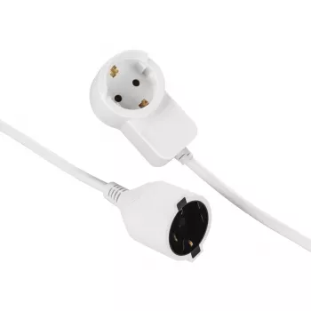 Rallonge électrique Hama Powerplug 3 m 2 prises AC intérieur blanc