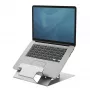 Fellowes support pour ordinateur portable de bureau – Hylyft support réglable pour la maison et le bureau – rehausseur avec 6 réglages de hauteur – taille d'écran max. 17 inch, poids max. 5 kg – argent/noir