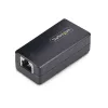 StarTech.com Isolateur réseau Gigabit 1 port, coupleur Ethernet RJ45 en ligne compact avec isolation galvanique 4 kV, IP40, montage sur rail DIN, conforme TAA