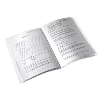 Protège-documents Leitz WOW PP 20 pochettes, métallique, rose, polychlorure de vinyle (PVC), 20 pochettes, A4, 231 mm, 13 mm
