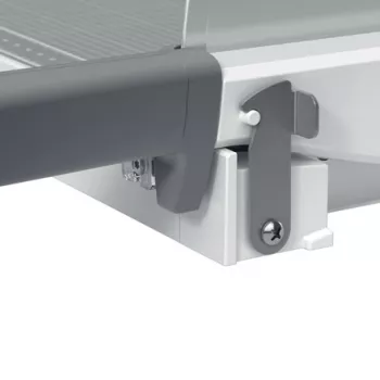 Massicot Leitz Precision Home A4, 8 feuilles, A4, 80 g/m², gris, caoutchouc, 298 mm