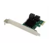Adaptateur SATA PCIe 4 ports Conceptronic EMRICK avec câble SATA