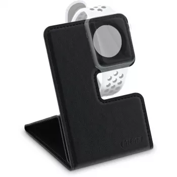 Support passif pliable InLine pour Apple Watch, noir, pour bureau/étagère