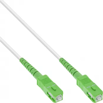 Câble fibre optique simplex InLine, FTTH, SC/APC8° vers SC/APC8° 9/125µm OS2 10m