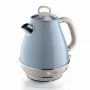 Bouilloire électrique Ariete 2869 Vintage, acier inoxydable, 1,7 L, arrêt automatique, 2000 W, pour eau, thé et infusions, bleu pastel