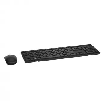Dell KM636 - ensemble clavier-souris - sans fil - 2,4 GHz - QWERTZ - allemand - noir
