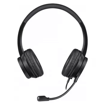 Casque filaire avec microphone DEFENDER tune 150 — noir, casque stéréo filaire