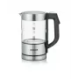 Bouilloire électrique SEVERIN WK3458, 0,5 L, 1100 W, verre & acier inoxydable, 5 réglages de température, sans fil