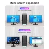Câble DP vers HDMI 2M/SCHWARZ Hadbh Vention