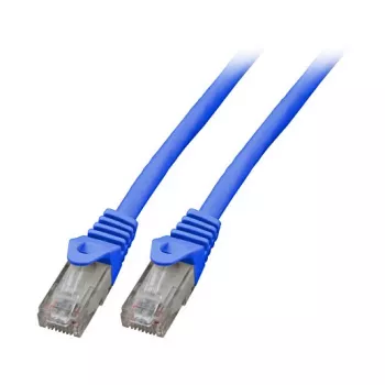 Câble patch RJ45 EFB Cat.5e U/UTP LSZH CCA AWG24/7 bleu 25m