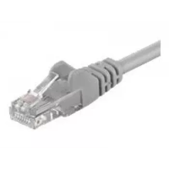 Câble patch Goobay CAT 6, U/UTP, gris, 5 m - mélange cuivre CCA (68419)
