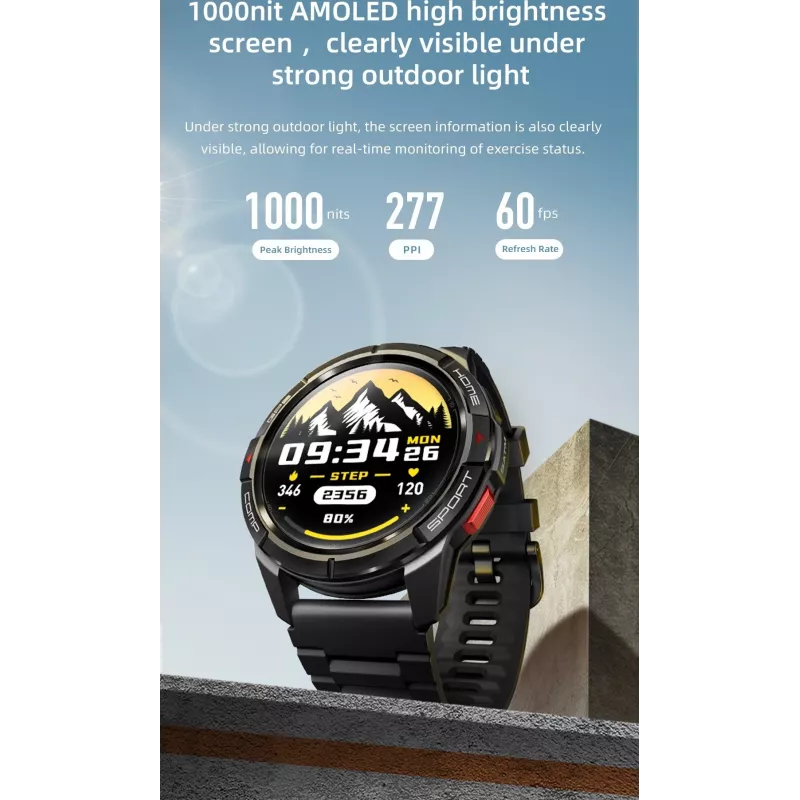 Montre connectée Mibro GS Active (gris)