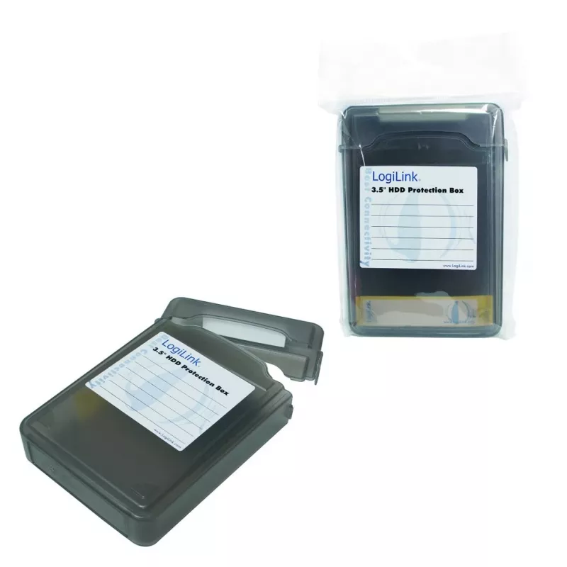 LogiLink étui de protection pour disque dur capacité 1 disque dur (3,5 pouces)
