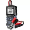 Testeur de batterie numérique Qoltec 52487 avec écran LCD, 12V/24V, 3–250 Ah, noir et bleu