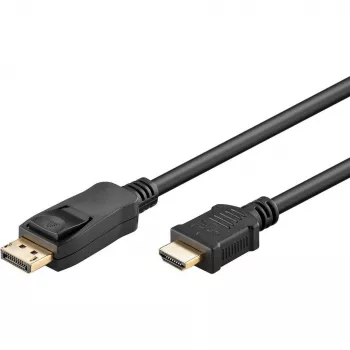 Câble vidéo Goobay DisplayPort – HDMI (1m, DisplayPort, 1.4)