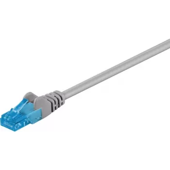 Wentronic Goobay - Câble patch - RJ-45 (M) vers RJ-45 (M) - 5 m - UTP - CAT 6a - sans halogène, sans accroche, multibrins - gris (55423)