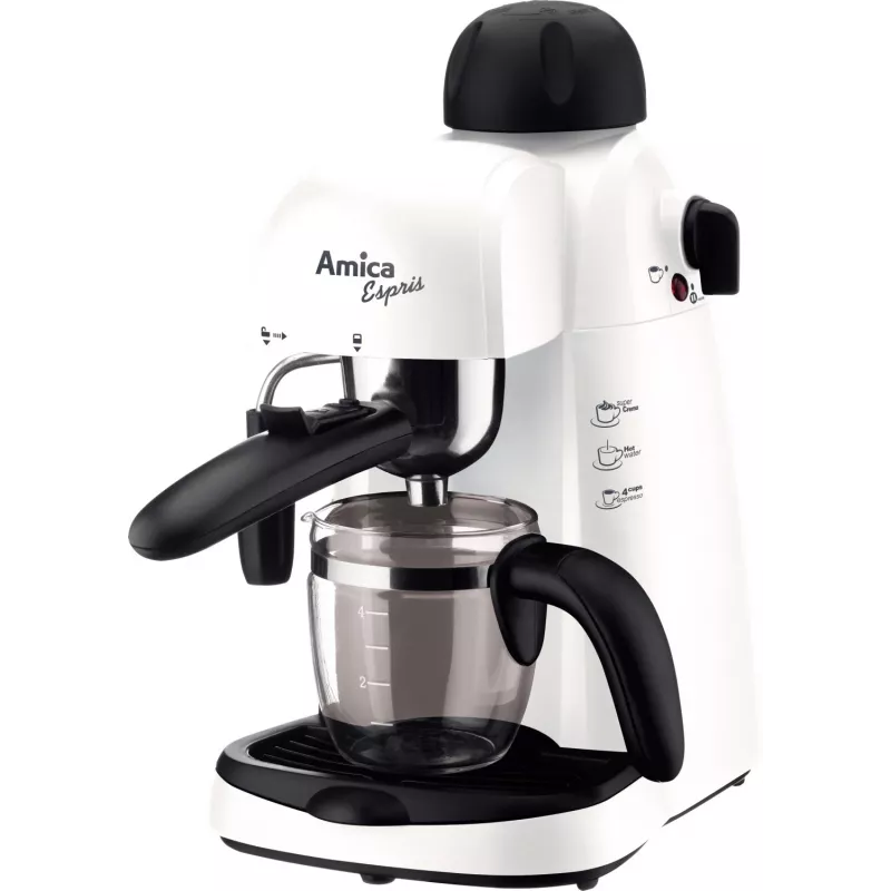 Machine à expresso blanche et noire CD1011