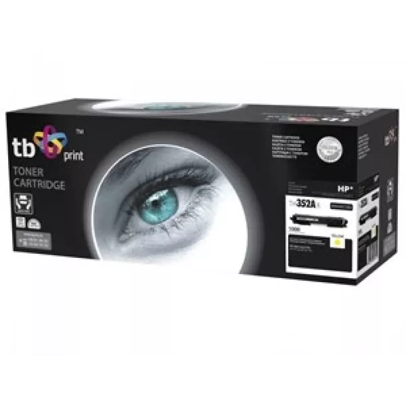 Toner TB compatible HP CF352A jaune, 1000, réf.