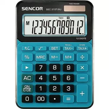 Calculator SEC 372BU Table, 12 Digit LCD