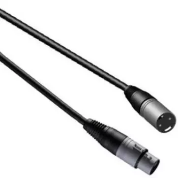 CABLE XLR MALE-XLR FEMALE 1.5 M