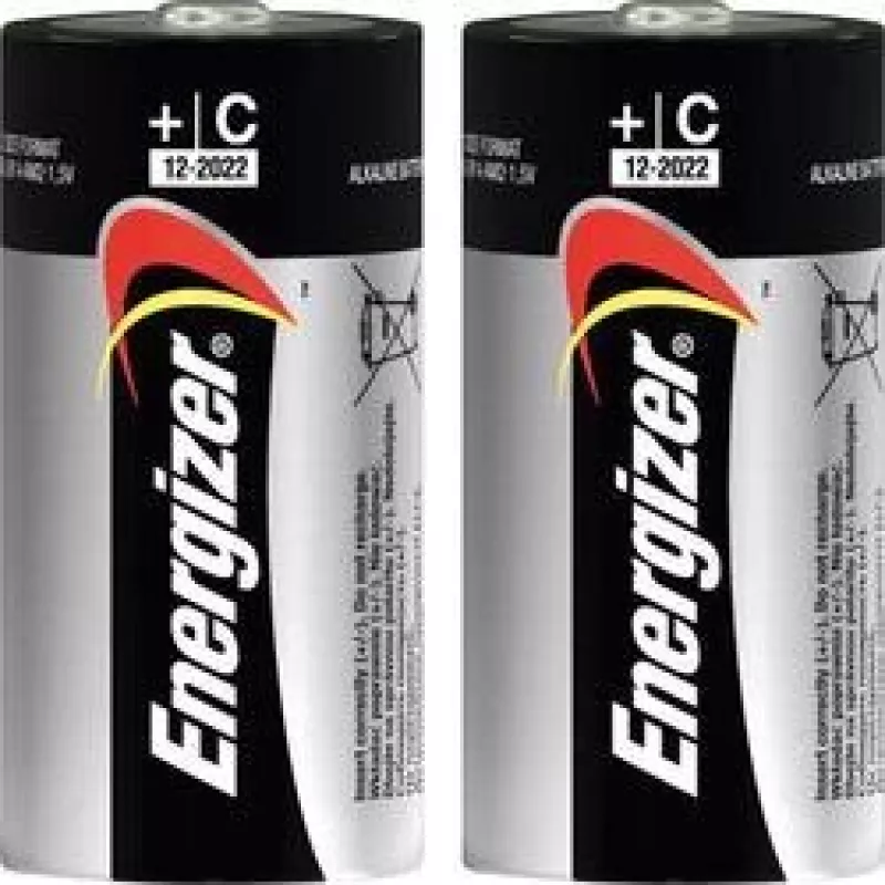 Piles alcalines Energizer C Power, lot de 2