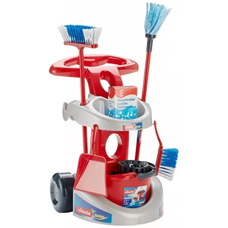 Chariot de nettoyage Vileda avec accessoires