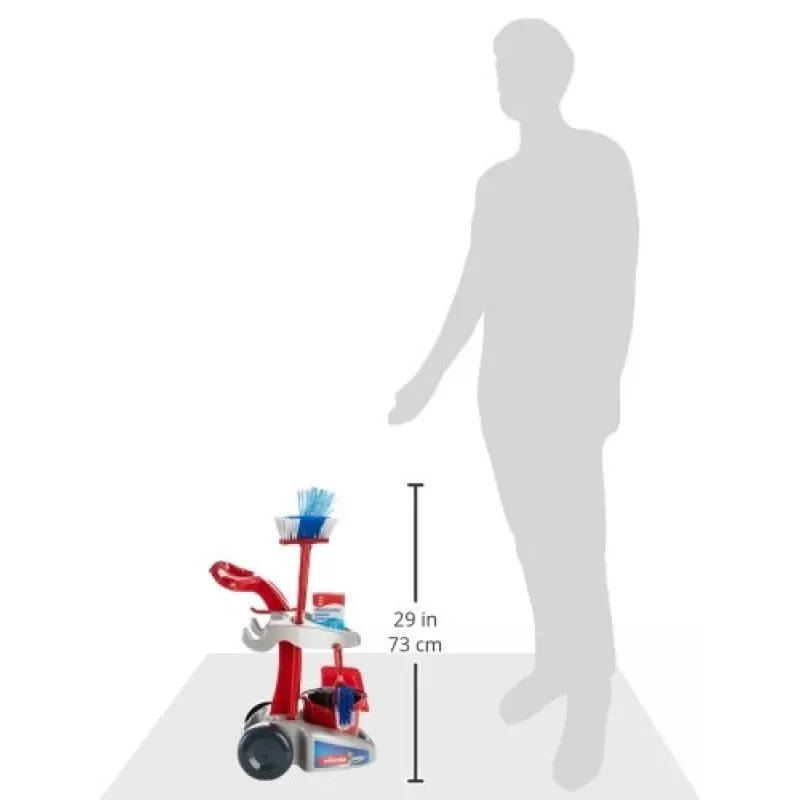 Chariot de nettoyage Vileda avec accessoires