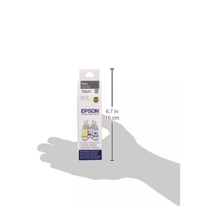 Bouteille d'encre Epson T6641 70ml Noir