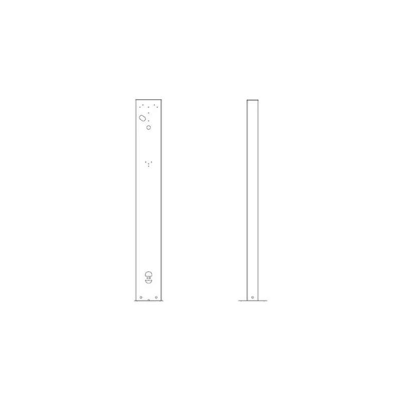 Wallbox Eiffel Basic Composants de montage – pour borne de recharge – RAL 7043