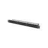 Lanberg PPU6-1048-B - Panneau de brassage - 1U - 19 pouces
