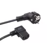 Câble d'alimentation coudé fiche 3 broches 3M MCTV EU-803