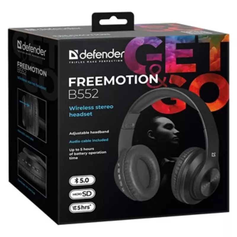 Headphones Defender FreeMotion B552