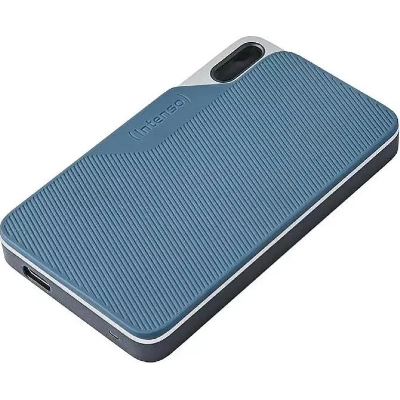 SSD portable Intenso TX100 500 Go, USB 3.2, anthracite/bleu