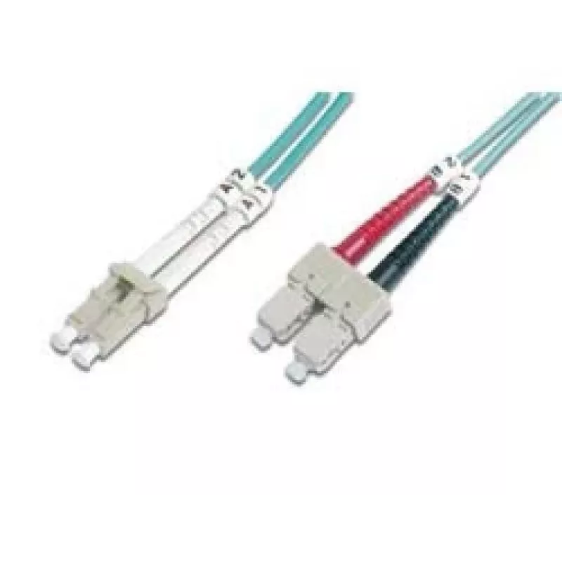 Cordon de raccordement fibre optique Digitus OM3 LC/SC 1 m