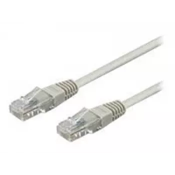 Câble patch Wentronic Goobay CAT 6, U/UTP, Gris, 3 m - mélange cuivre CCA (68409)