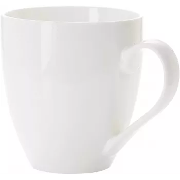 Mug à café Ritzenhoff & Breker Gusto Jumbo, 0,6 L, porcelaine blanche, lavable au lave-vaisselle, 110 mm - lot de 6 (088762)