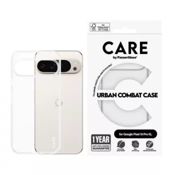 Étui PanzerGlass CARE Flagship Case Urban Combat pour Google Pixel 10 Pro XL, transparent