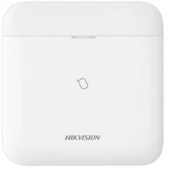 Centrale de contrôle hybride sans fil Hikvision AX PRO, 96 zones sans fil, 8 zones filaires, Wi-Fi, 868 MHz, 4G, blanche (DS-PWA96-M-WE)