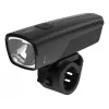 ANSMANN 1600-0524 Éclairage avant de vélo LED, 50 lx, 2600 mAh, 2 W, noir